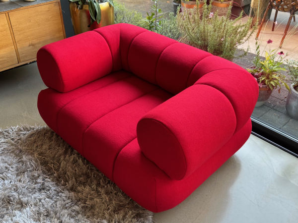 Zweisitzer Sofa Rot